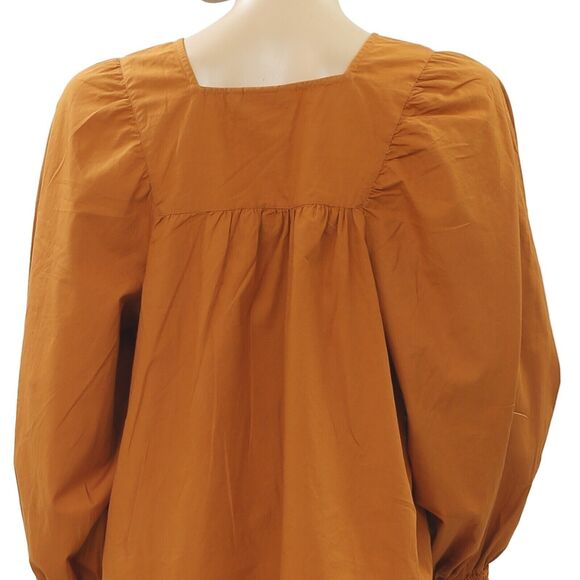 202375 Happy X Nature Kate Hudson Juliet Blouse Top Ruffle Long Sleeve XS New - Picture 6 of 7